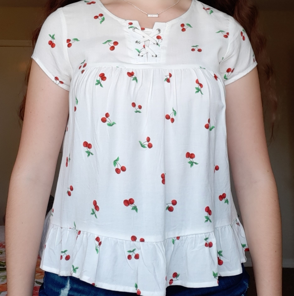 Cherry blouse